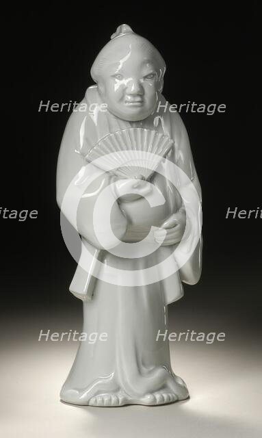 Okimono in the Form of a Standing Townsman, Late 19th century. Creator: Unknown.