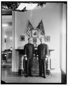 Admiral Samuel McGowan & C.J. Peoples, between 1910 and 1920.  Creator: Harris & Ewing.