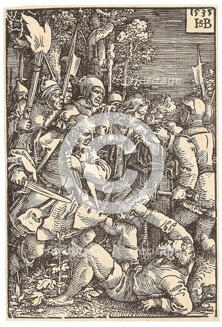 The betrayal of Christ, 1535. Creator: Beham, Hans Sebald (1500-1550).