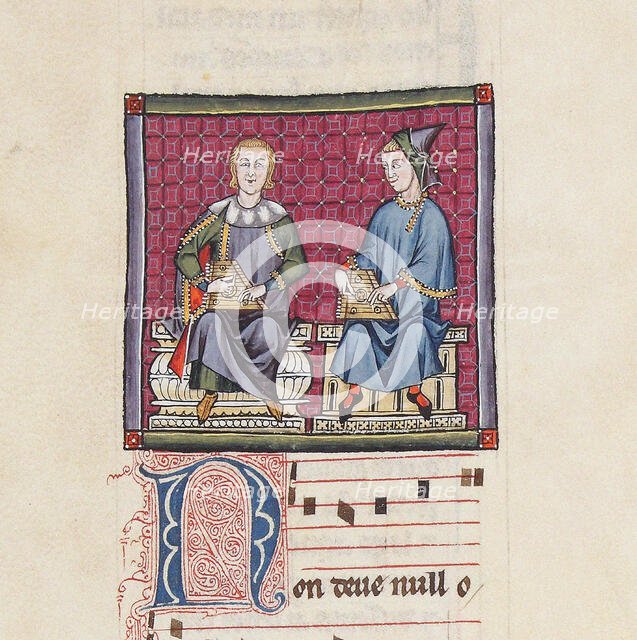 Illustration from the codex of the Cantigas de Santa Maria, c. 1280. Creator: Anonymous.