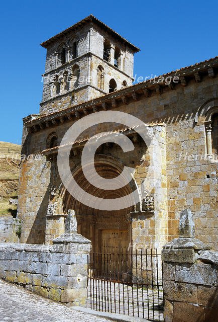 Collegiate Church of San Pedro de Cervatos, Cantabria, Spain, 12th century (2008). Creator: LTL.