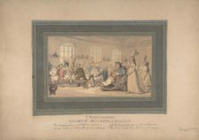 The Comforts of Bath and Public Breakfast, 1780-1827. Creator: Thomas Rowlandson.
