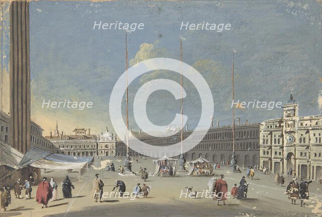 The Piazza San Marco towards San Giacomo, 1764-1835.