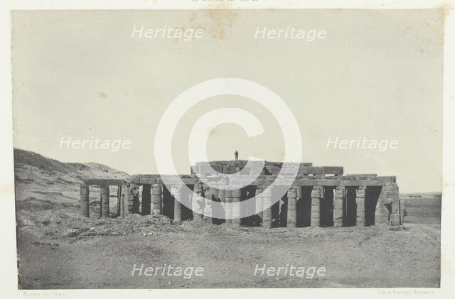 Gournah, Tombeau d'Osymandias; Thèbes, 1849/51, printed 1852. Creator: Maxime du Camp.