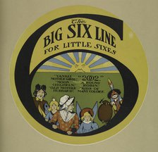The big six line, c1895 - 1911. Creator: Unknown.