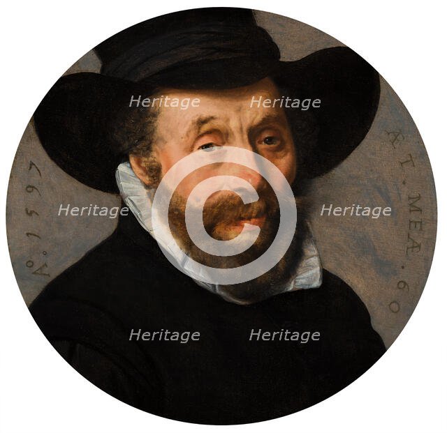 Portrait of a Man, 1597. Creator: Pieter Pietersz. the elder.