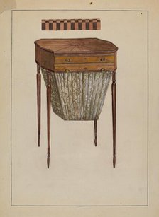 Sewing Table, c. 1939. Creator: Bessie Forman.