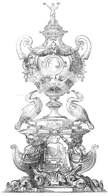 The Grand Challenge Cup, Royal Mersey Yacht Club, 1845. Creator: Unknown.