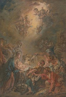 The Adoration of the Shepherds, . Creator: Francois Boucher.