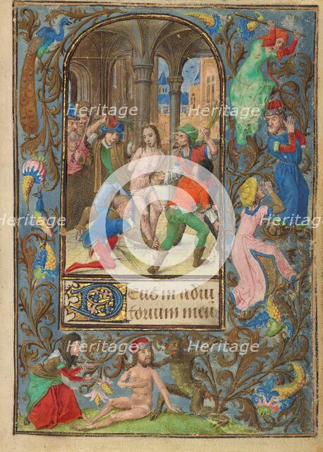 The Flagellation; Prayer Book of Charles the Bold, about 1471. Creator: Master of Mary of Burgundy.