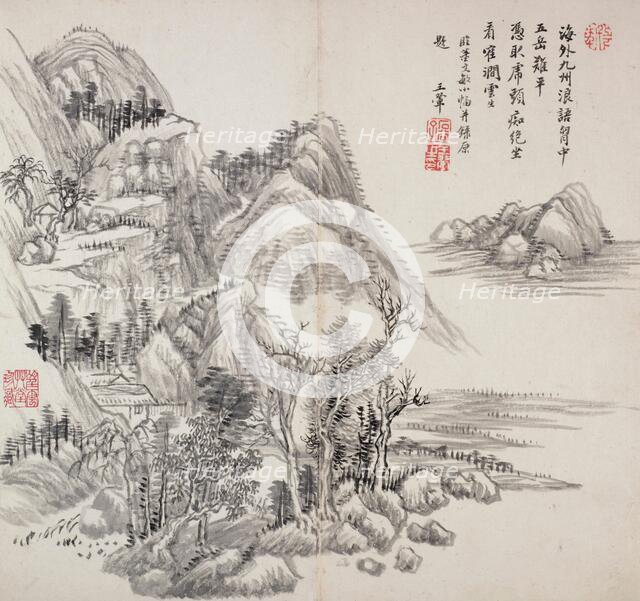 Album after old masters and poems, 1650-1717. Creator: Wang Hui.