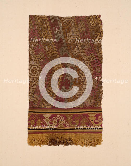 Fragment, Peru, A.D. 1000/1476. Creator: Unknown.