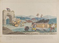 George III Leading an Army of Jugs, 1794. Creator: Unknown.