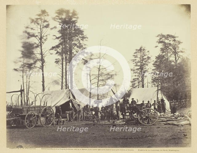 Army Repair Shop, February 1864. Creator: Alexander Gardner.