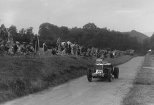 MG competing in the Shelsley Walsh Hillclimb, Worcestershire, 1935. Artist: Bill Brunell.