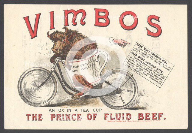 Vimbos Meat extract, 1890s. Artist: Unknown