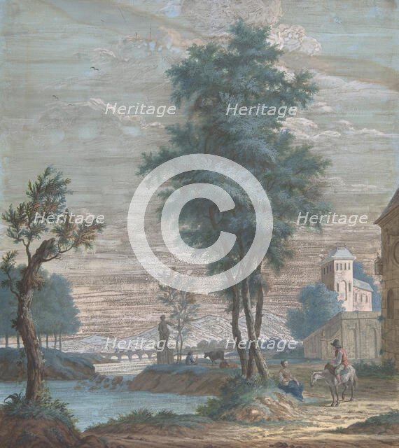 Italian Lanscape, 1769. Creator: Pieter de Groot.
