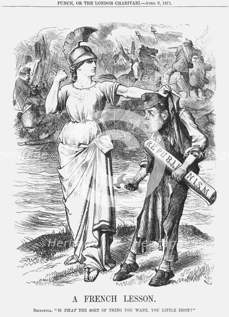 'A French Lesson', 1871. Artist: Joseph Swain