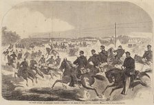 The Union Cavalry and Artillery Starting in Pursuit of the Rebels up the Yorktown..., published 1862 Creator: Winslow Homer.