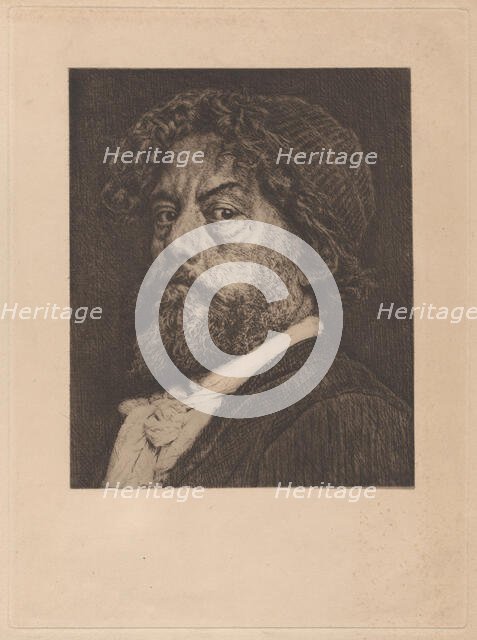 Portrait of the artist, about 1895. Creator: Marcellin-Gilbert Desboutin.