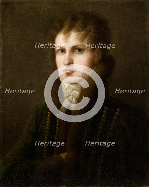 Portrait of Wlodzimierz Potocki, 1812. Creator: Jozef Brodowski.