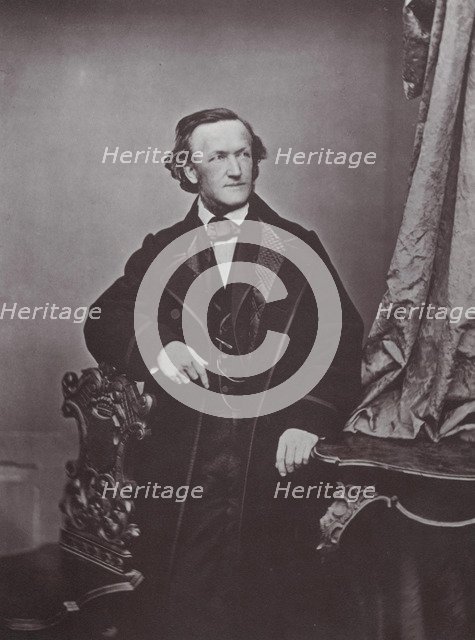 Richard Wagner, German composer, 1860s. Creator: Franz Seraph Hanfstaengl.