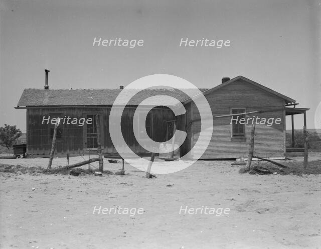 Home of Texas sharecropper, 1937. Creator: Dorothea Lange.