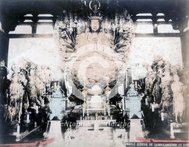 Middle Buddha, Sanjusangendo Temple, Kyoto, Japan. Artist: Unknown