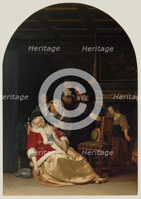 The Doctor's Visit, 1667. Creator: Frans van Mieris I.