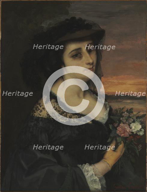 Mme L... (Laure Borreau), 1863. Creator: Gustave Courbet (French, 1819-1877).