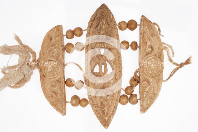 Buddhist ceremonial bracelet, 1800s. Creator: Unknown.