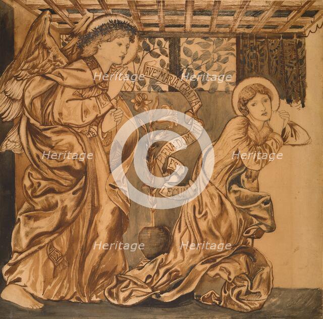 The Annunciation, mid-late 19th century. Creator: Sir Edward Coley Burne-Jones.