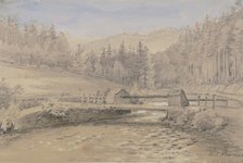 The Kirnitzsch Valley near Schandau, 1873. Creator: Eugen Friedrich Peipers.