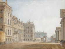 View of the Anichkov Palace in St Petersburg, 1830s.