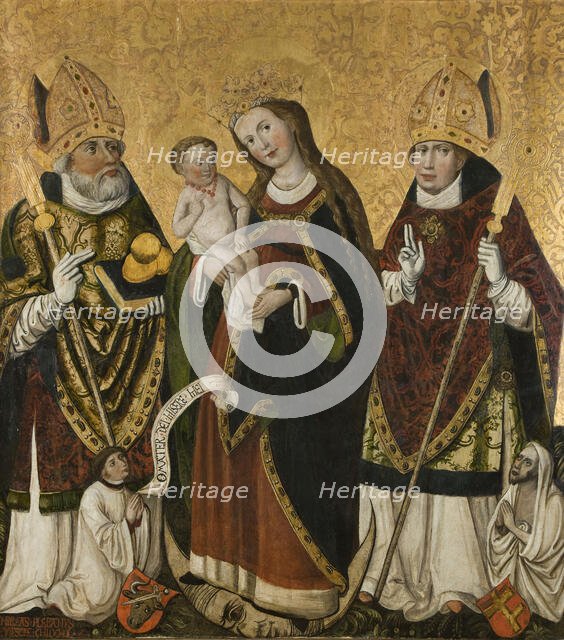 Madonna and Child with the Saint Bishops-Nicholas and Stanislaus, between 1520-1530. Creator: Unknown.