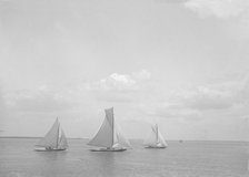 Group of yachts. Creator: Kirk & Sons of Cowes.
