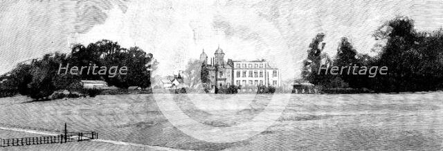 Eastwell Park: the house, from the fields, 1895. Creator: Unknown.