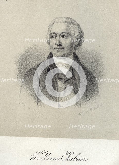 William Chalmers, Swedish merchant and freemason, late 18th or 19th century. Artist: Unknown
