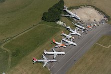 Decomissioned aircraft awaiting scrappage by Air Salvage International, Cotswold Airport..., 2023. Creator: Robyn Andrews.