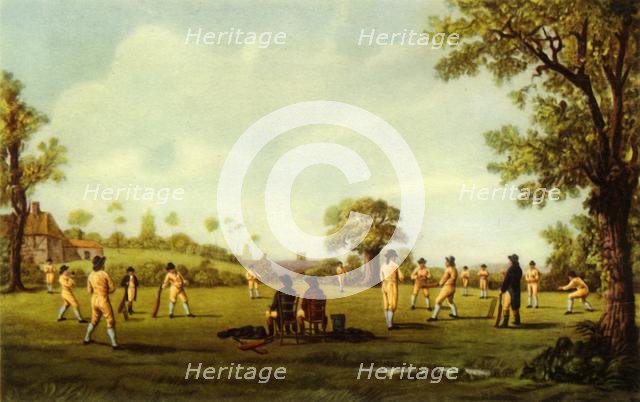 'The Hambledon Game', (1941).  Creator: Unknown.