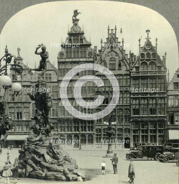 'Guild House on the Grande Place, Antwerp, Belgium', c1930s. Creator: Unknown.