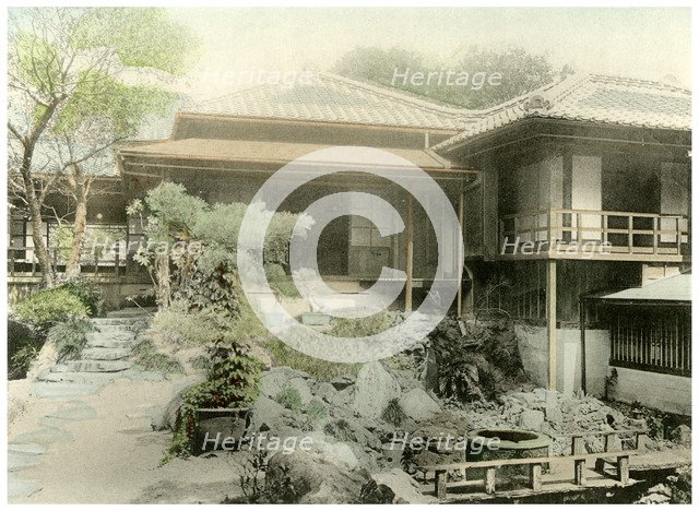 Rear corner of a Japanese house, 1904. Artist: Unknown