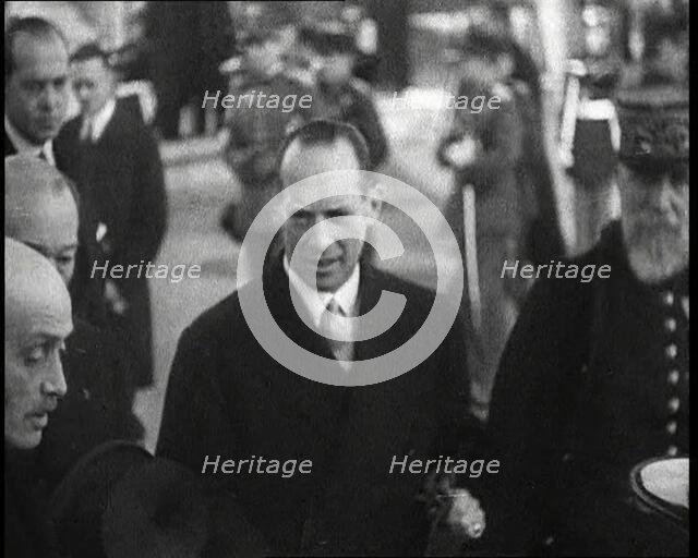 George II, King of the Hellenes with Others, 1930s. Creator: British Pathe Ltd.