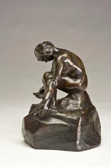 Woman with Crab, c. 1886. Creator: Auguste Rodin.