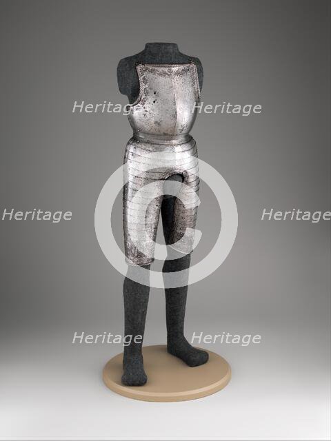 Breastplate with Tassets, German, Augsburg, ca. 1530. Creator: Unknown.