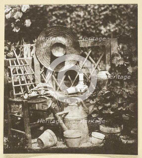 Composition au chapeau, c. 1842, printed 1965. Creator: Hippolyte Bayard.