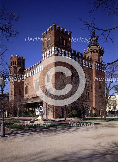 Castle of the Three Dragons', 1888, currently the Zoology Museum, designed by Lluis Domenech i Mo…