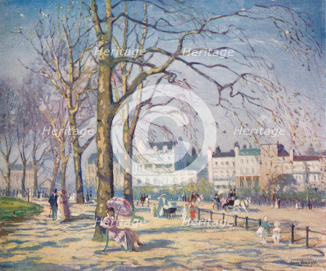 'Spring in Hyde Park', c1910. Artist: Alice Maud Fanner.