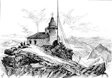 The highest observatory in Europe, on the summit of the Sonnblick, 1890. Creator: Unknown.