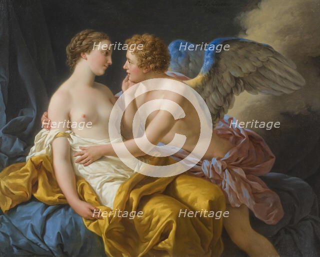 Cupid and Psyche, 1767. Creator: Louis Jean Francois Lagrenee.